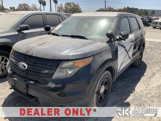 (Jurupa Valley, CA) 2015 Ford Explorer AWD Police Interceptor 4-Door Sport Utility Vehicle Not Runni