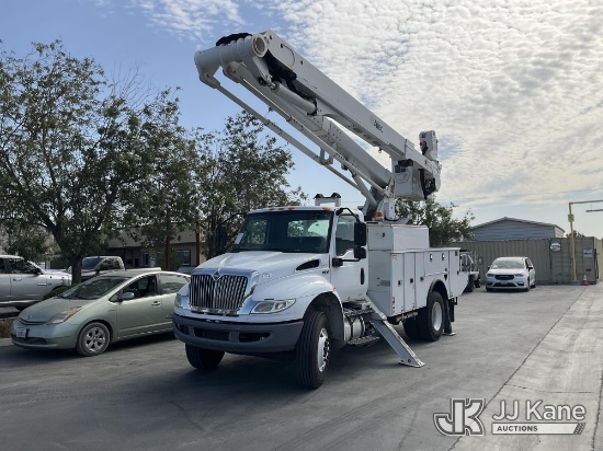 (Jurupa Valley, CA) Altec TA60, Articulating & Telescopic Material Handling Bucket Truck rear mounte