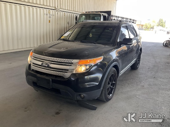 (Jurupa Valley, CA) 2014 Ford Explorer XLT FWD 4-Door Sport Utility Vehicle Runs & Moves, Open Manuf