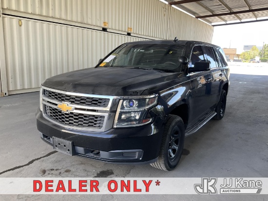(Jurupa Valley, CA) 2016 Chevrolet Tahoe Police Package 4-Door Sport Utility Vehicle Runs & Moves, T