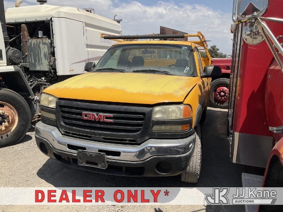 (Jurupa Valley, CA) 2006 GMC Sierra 2500HD Service Truck Not Running, Condition Unknown) (Dash Warni