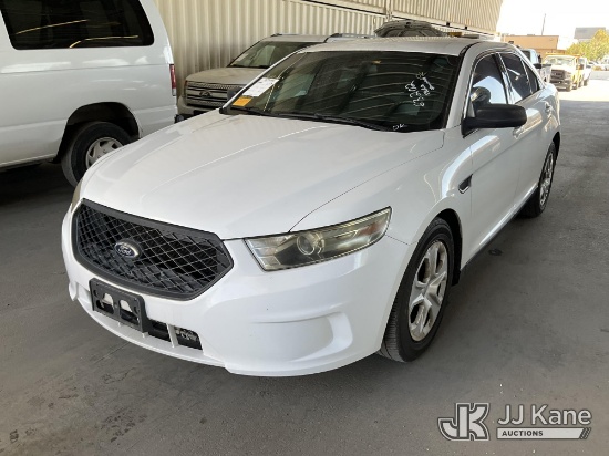 (Jurupa Valley, CA) 2013 Ford Taurus Police 4-Door Sedan Runs & Moves