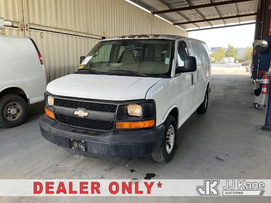 (Jurupa Valley, CA) 2008 Chevrolet Express 2500 Cargo Cargo Van Runs & Moves, Exterior Defects (See