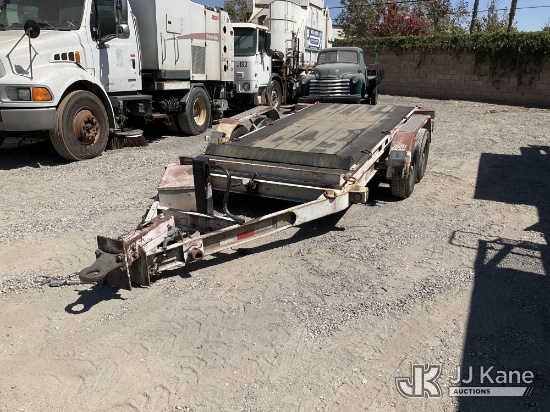 (Jurupa Valley, CA) 1998 Zieman 1150 T/A Tilt Deck Tagalong Equipment Trailer