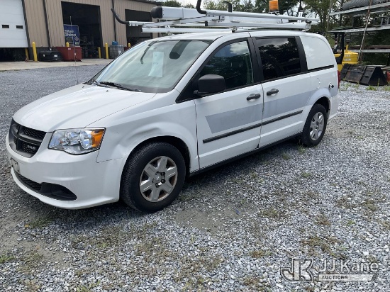 (Hagerstown, MD) 2013 RAM Mini Cargo Van Runs & Moves) (Engine Won't Stay Running Without a Battery