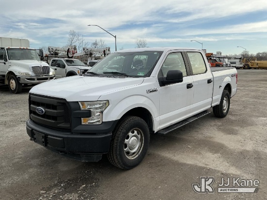 (Plymouth Meeting, PA) 2016 Ford F150 4x4 Crew-Cab Pickup Truck Dual Fuel CNG/Gas) (Runs & Moves) (D