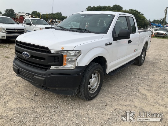 (Charlotte, MI) 2019 Ford F150 Extended-Cab Pickup Truck Runs & Moves ) (Dash Warning Indicators On,