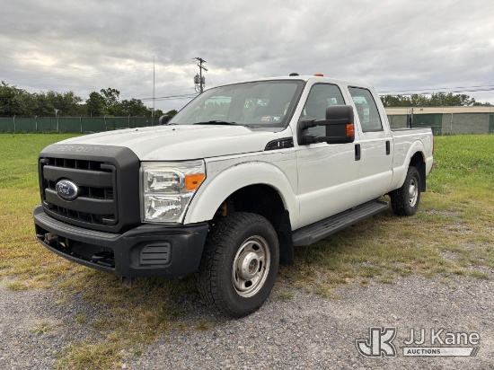 (Plains, PA) 2012 Ford F-250 SD Crew-Cab Pickup Truck Runs & Moves) (Dash Warning Indicators On
