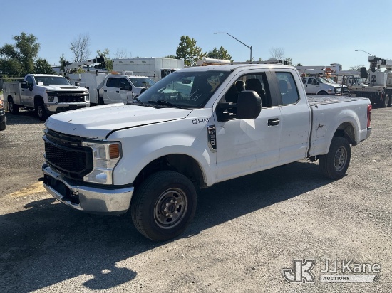 (Plymouth Meeting, PA) 2021 Ford F250 4x4 Extended-Cab Pickup Truck Runs & Moves) (Seller States: Ne