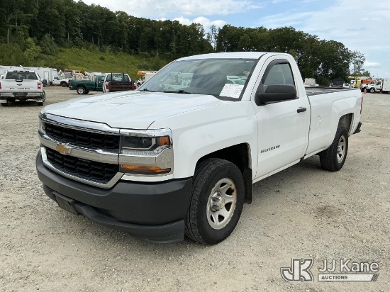 (Shrewsbury, MA) 2018 Chevrolet Silverado 1500 RWD Pickup Truck Runs & Moves) (Dash Warning Indicato