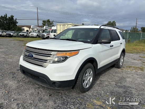 (Plains, PA) 2014 Ford Explorer 4-Door Sport Utility Vehicle Runs & Moves) (Dash Warning Indicators