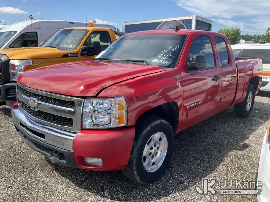 (Plymouth Meeting, PA) 2010 Chevrolet Silverado 1500 4x4 Extended-Cab Pickup Truck Not Running, Cond