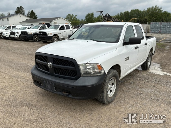 (Rosebush, MI) 2013 Ram 1500 4x4 Crew-Cab Pickup Truck Runs & Moves) (Dash Warning Indicators On4