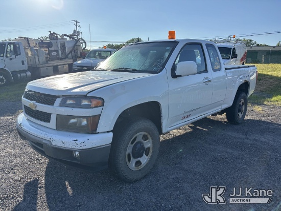 (Plains, PA) 2012 Chevrolet Colorado 4x4 Extended-Cab Pickup Truck Runs & Moves) (Engine Performance