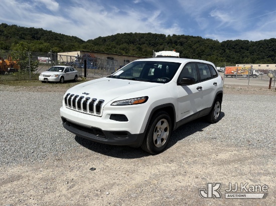 (Smock, PA) 2015 Jeep Cherokee 4x4 Sport 4-Door Sport Utility Vehicle Runs & Moves) (Transmission Pe