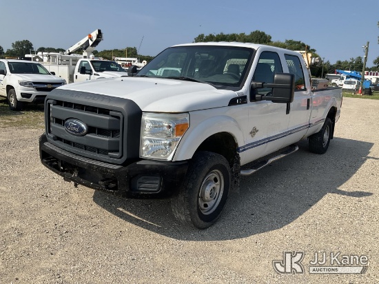 (Charlotte, MI) 2012 Ford F-350 SD Crew-Cab Pickup Truck Ran & Moved During Auction Inspection - Now