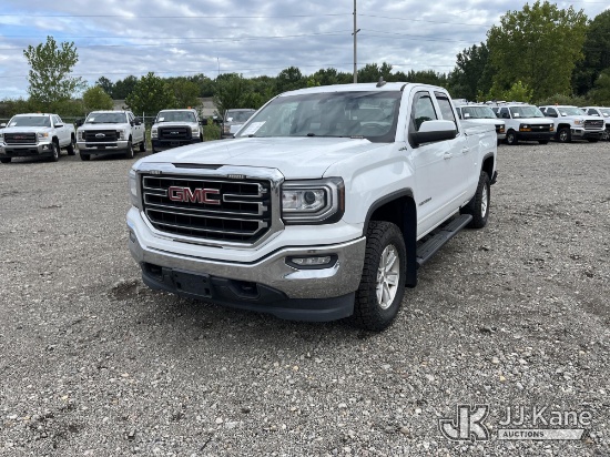 (Louisville, OH) 2017 GMC Sierra 1500 4x4 Extended-Cab Pickup Truck Runs & Moves