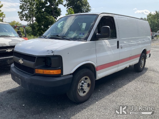 (Branchville, NJ) 2011 Chevrolet Express G2500 Cargo Van Runs & Moves) (Exterior Defect-Missing Head