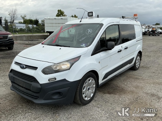 (Plymouth Meeting, PA) 2017 Ford Transit Connect Mini Cargo Van Runs & Moves) (Dash Warning Indicato