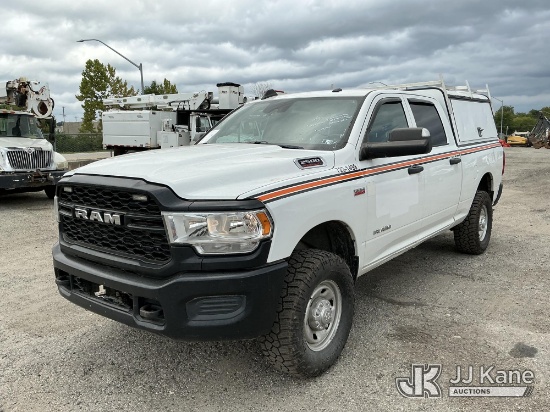 (Plymouth Meeting, PA) 2021 Ram 2500 4x4 Crew-Cab Pickup Truck Runs & Moves) (Seller States: Engine