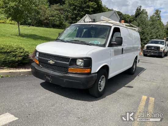 (Branchville, NJ) 2011 Chevrolet Express G2500 Cargo Van Runs & Moves) (Dash Warning Indicators On,
