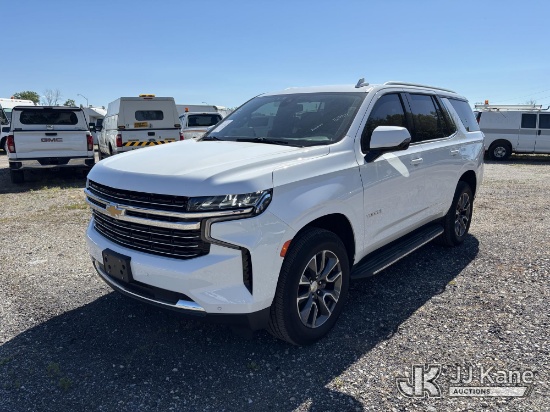 (Plymouth Meeting, PA) 2021 Chevrolet Tahoe 4x4 LT 4-Door Sport Utility Vehicle Runs & Moves