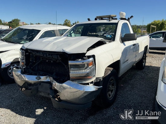 (Plymouth Meeting, PA) 2016 Chevrolet Silverado 1500 4x4 Pickup Truck Runs & Moves) (Collision Issue