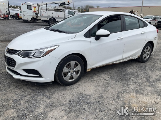 (Rome, NY) 2016 Chevrolet Cruze 4-Door Sedan Runs & Moves) (Suspension Noise) (Dash Warning Indicato