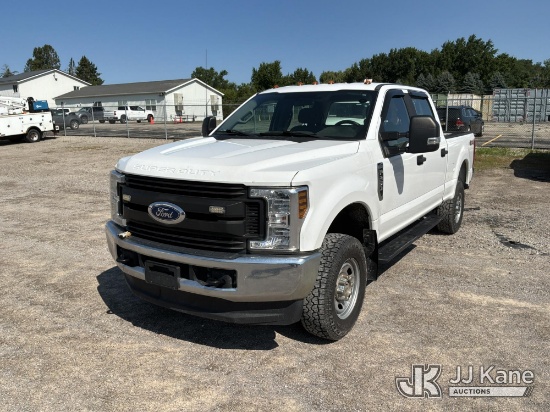 (Rosebush, MI) 2019 Ford F-250 SD Crew-Cab Pickup Truck Runs, Moves) (Engine Performance Concerns- N