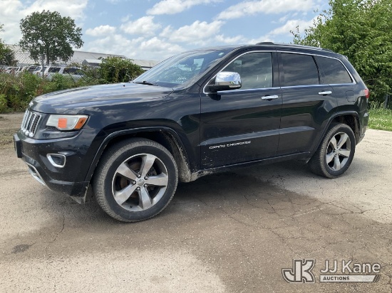 (South Beloit, IL) 2014 Jeep Grand Cherokee Overland 4-Door Sport Utility Vehicle Runs & Moves) (Int