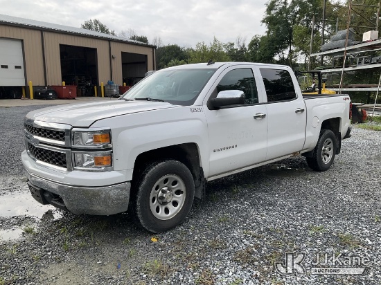 (Hagerstown, MD) 2014 Chevrolet Silverado 1500 4x4 Crew-Cab Pickup Truck Runs & Moves) (Dash Warning