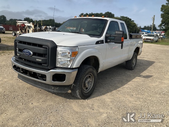 (Charlotte, MI) 2012 Ford F-250 SD Extended-Cab Pickup Truck Runs & Moves) (Dash Warning Indicators
