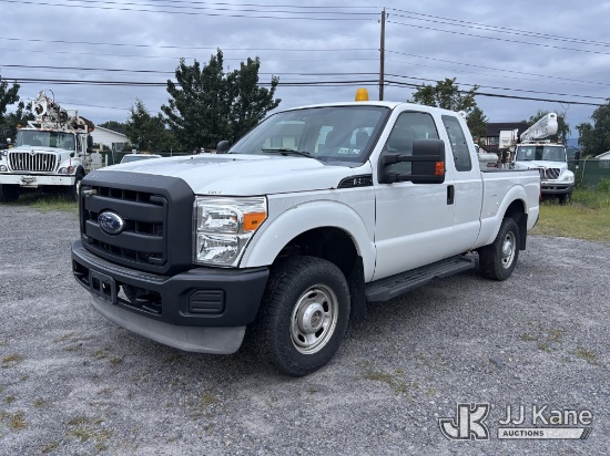 (Plains, PA) 2012 Ford F-250 SD Extended-Cab Pickup Truck Runs & Moves) (Dash Warning Indicator On,