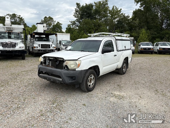 (Smock, PA) 2012 Toyota Tacoma Pickup Truck Runs & Moves) (Engine Won't Stay Running Without a Batte