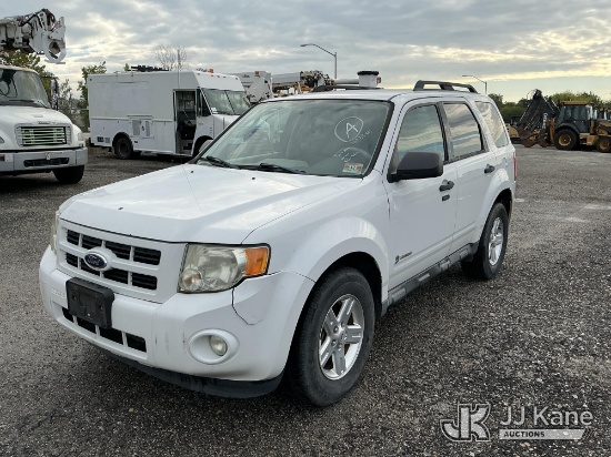 (Plymouth Meeting, PA) 2012 Ford Escape Hybrid 4-Door Sport Utility Vehicle Runs & Moves