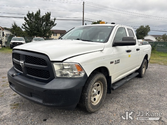 (Plains, PA) 2015 Ram 1500 4x4 Tradesman Quad Cab Extended-Cab Pickup Truck Runs & Moves) (Engine Wo
