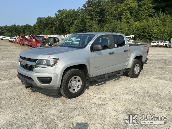 (Shrewsbury, MA) 2018 Chevrolet Colorado Crew-Cab Pickup Truck Runs & Moves