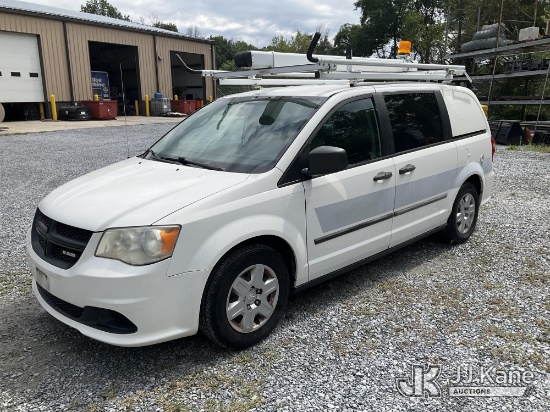(Hagerstown, MD) 2013 RAM Mini Cargo Van Runs & Moves) (Dash Warning Indicator On) (Removal is by Ap