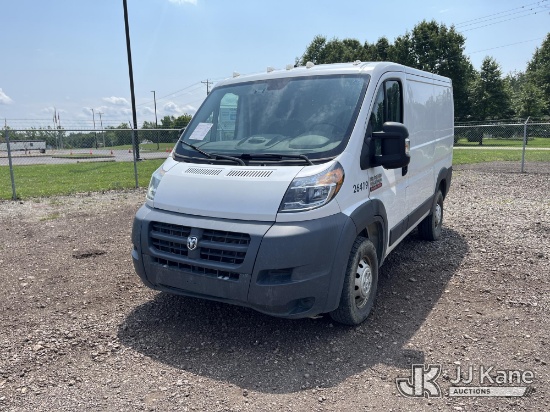 (Louisville, OH) 2014 RAM Promaster 1500 Low Roof Tradesman 118-in. WB Cargo Van Runs & Moves) (Dash