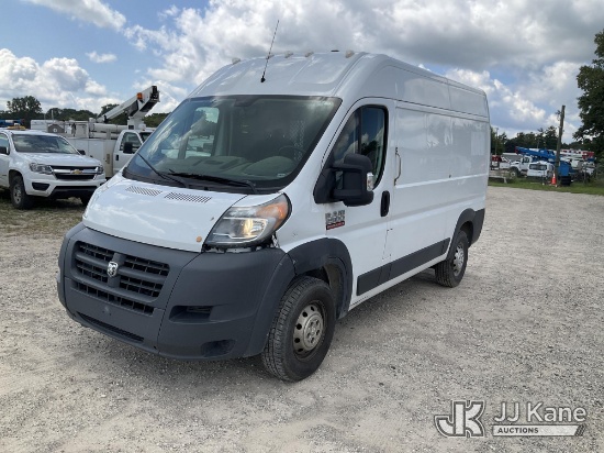 (Charlotte, MI) 2014 RAM Promaster 2500 High Roof Tradesman 136-in. WB High-Top Cargo Van Runs & Mov