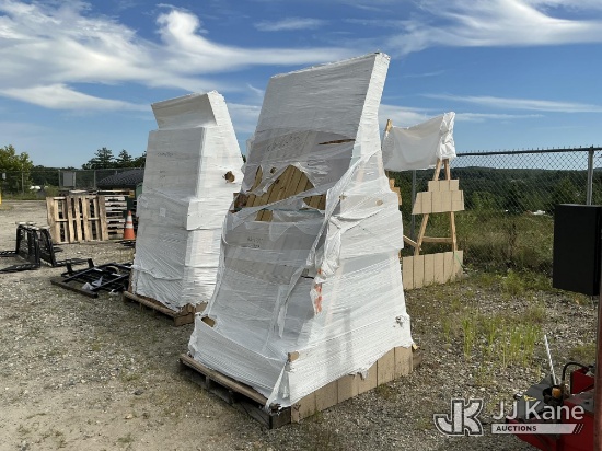 (Shrewsbury, MA) Little Cottage Co. 10x18 Wooden Storage Shed (with floor) (2 Pallets) Unused, Assem