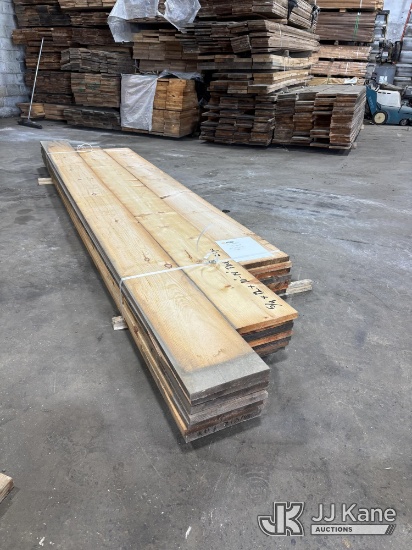 (Pilesgrove, NJ) (21) Boards Pine Lumber 5/4 in. x 12 in. x 10 ft.-14 ft. NOTE: This unit is being s