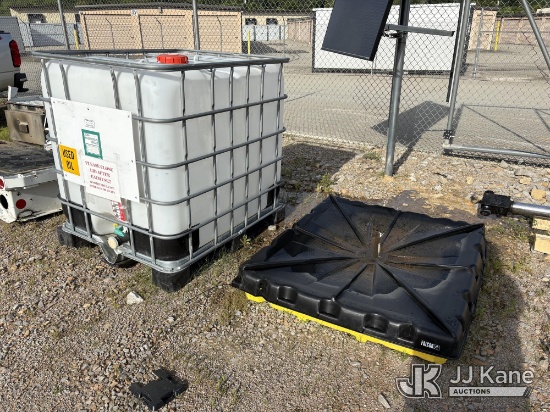 (Smock, PA) Schutz Ecobulk Tote (350gal) & Tote Funnel (Seller States: No Leaks) NOTE: This unit is