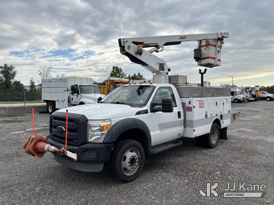 (Plymouth Meeting, PA) Versalift TEL29N02, Telescopic Non-Insulated Bucket Truck mounted behind cab