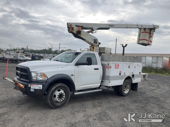 (Rome, NY) Versalift TEL29N, Telescopic Non-Insulated Bucket Truck mounted behind cab on 2013 RAM 45