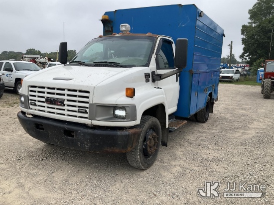 (Charlotte, MI) 2006 GMC C4500 High Top Service Truck Runs & Moves) (Dash Warning Indicators On, Cor