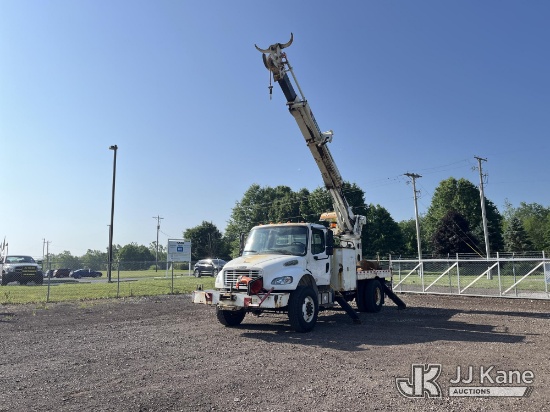 (Louisville, OH) Terex Commander C4047, Digger Derrick rear mounted on 2013 Freightliner M2 106 Flat