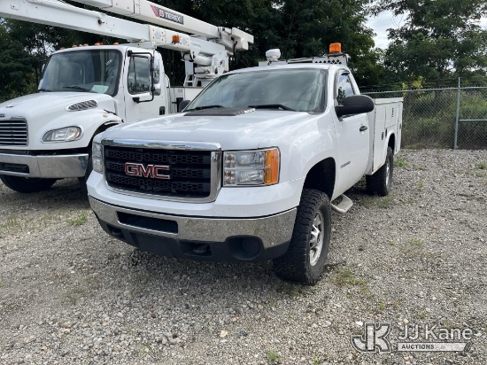 (Louisville, OH) 2011 GMC Sierra 2500HD Service Truck Not Running, Condition Unknown) (Dash Warning
