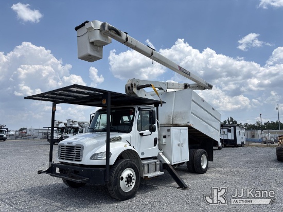 (West Monroe, LA) HiRanger XT PRO 56, Articulating Non-Over Center Bucket Truck mounted behind cab o