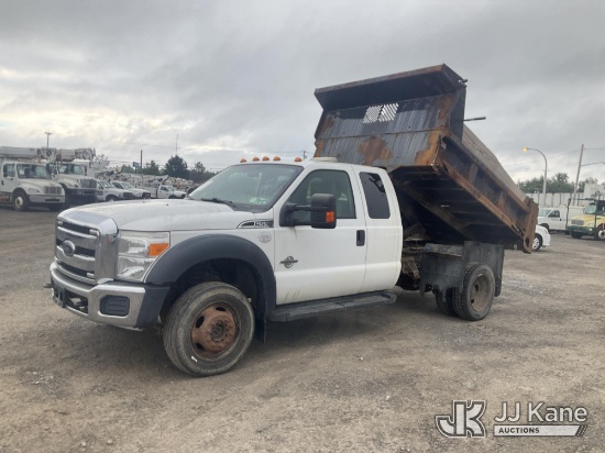 (Rome, NY) 2012 Ford F-550 Extended-Cab Dump Truck Runs, Moves & Dump Operates) (Corrosion